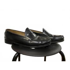 GH Bass Co Men's Black Leather Penny Loafers Size 11.5 D